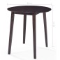 vidaXL Set de mesa y sillas de bar 3 pzas madera maciza marrón oscuro vidaXL Set de mesa y sillas de bar 3 pzas madera maciza marrón oscuro