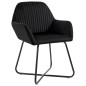 vidaXL Silla de comedor 6 unidades terciopelo negro vidaXL Silla de comedor 6 unidades terciopelo negro