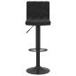 vidaXL Taburete de cocina de terciopelo negro vidaXL Taburete de cocina de terciopelo negro