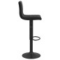 vidaXL Taburete de cocina de terciopelo negro vidaXL Taburete de cocina de terciopelo negro