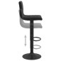 vidaXL Taburete de cocina de terciopelo negro vidaXL Taburete de cocina de terciopelo negro