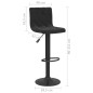 vidaXL Taburete de cocina de terciopelo negro vidaXL Taburete de cocina de terciopelo negro