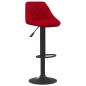 vidaXL Taburetes de cocina 2 unidades terciopelo rojo vino tinto vidaXL Taburetes de cocina 2 unidades terciopelo rojo vino tinto