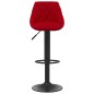 vidaXL Taburetes de cocina 2 unidades terciopelo rojo vino tinto vidaXL Taburetes de cocina 2 unidades terciopelo rojo vino tinto