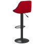 vidaXL Taburetes de cocina 2 unidades terciopelo rojo vino tinto vidaXL Taburetes de cocina 2 unidades terciopelo rojo vino tinto