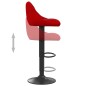 vidaXL Taburetes de cocina 2 unidades terciopelo rojo vino tinto vidaXL Taburetes de cocina 2 unidades terciopelo rojo vino tinto