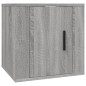 vidaXL Set de muebles para TV 4 pzas madera contrachapada gris Sonoma