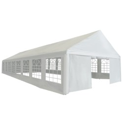 vidaXL Carpa para fiestas PE blanco 6x16 m
