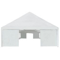 vidaXL Carpa para fiestas PE blanco 6x16 m