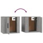 vidaXL Set de muebles para TV 4 pzas madera contrachapada gris Sonoma