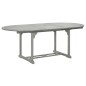 vidaXL Juego de comedor para jardín 5 pzas madera maciza acacia gris vidaXL Juego de comedor para jardín 5 pzas madera maciza acacia gris