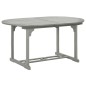 vidaXL Juego de comedor para jardín 5 pzas madera maciza acacia gris vidaXL Juego de comedor para jardín 5 pzas madera maciza acacia gris