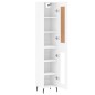 vidaXL Aparador alto madera contrachapada blanco 34,5x34x180 cm vidaXL Aparador alto madera contrachapada blanco 34,5x34x180 cm