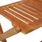 vidaXL Comedor de jardín plegable 3 piezas madera maciza de acacia vidaXL Comedor de jardín plegable 3 piezas madera maciza de acacia