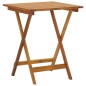 vidaXL Comedor de jardín plegable 3 piezas madera maciza de acacia vidaXL Comedor de jardín plegable 3 piezas madera maciza de acacia