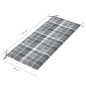 vidaXL Banco de jardín 2 plazas madera maciza eucalipto y cojín 120 cm vidaXL Banco de jardín 2 plazas madera maciza eucalipto y cojín 120 cm