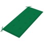 vidaXL Banco de jardín 2 plazas madera maciza eucalipto y cojín 120 cm vidaXL Banco de jardín 2 plazas madera maciza eucalipto y cojín 120 cm