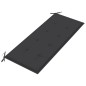 vidaXL Banco de jardín 2 plazas madera eucalipto gris y cojín 120 cm vidaXL Banco de jardín 2 plazas madera eucalipto gris y cojín 120 cm