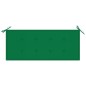 vidaXL Banco Batavia madera maciza de teca con cojín verde 120 cm vidaXL Banco Batavia madera maciza de teca con cojín verde 120 cm
