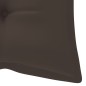 vidaXL Banco de jardín plegable con cojín bambú 118 cm vidaXL Banco de jardín plegable con cojín bambú 118 cm