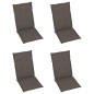 vidaXL Sillas de jardín plegables 3 uds y cojines madera maciza acacia vidaXL Sillas de jardín plegables 3 uds y cojines madera maciza acacia