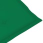 vidaXL Silla mecedora con cojines madera maciza de acacia gris vidaXL Silla mecedora con cojines madera maciza de acacia gris