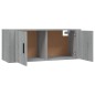 vidaXL Set de muebles para TV 3 pzas madera contrachapada gris Sonoma vidaXL Set de muebles para TV 3 pzas madera contrachapada gris Sonoma