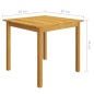 vidaXL Juego de comedor de jardín de 3 piezas beige vidaXL Juego de comedor de jardín de 3 piezas beige