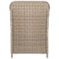 vidaXL Juego de comedor para jardín 5 piezas marrón vidaXL Juego de comedor para jardín 5 piezas marrón