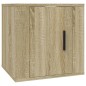 vidaXL Set de muebles para TV 3 pzas madera contrachapada roble sonoma vidaXL Set de muebles para TV 3 pzas madera contrachapada roble sonoma