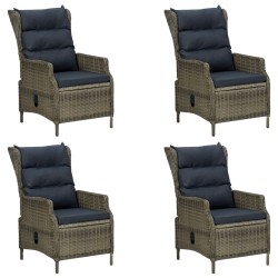 vidaXL Juego de comedor para jardín de 5 piezas marrón