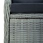 vidaXL Juego de comedor para jardín de 7 piezas gris claro vidaXL Juego de comedor para jardín de 7 piezas gris claro