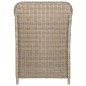 vidaXL Juego de comedor para jardín 7 piezas marrón vidaXL Juego de comedor para jardín 7 piezas marrón