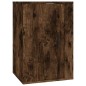 vidaXL Set de muebles de TV 5 pzas madera contrachapada roble ahumado