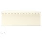 vidaXL Toldo automático retráctil con persiana color crema 3x2,5m vidaXL Toldo automático retráctil con persiana color crema 3x2,5m