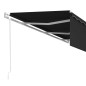 vidaXL Toldo automático retráctil con persiana 6x3 m antracita vidaXL Toldo automático retráctil con persiana 6x3 m antracita