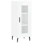 vidaXL Aparador alto madera contrachapada blanco brillo 34,5x34x180 cm vidaXL Aparador alto madera contrachapada blanco brillo 34,5x34x180 cm