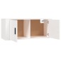 vidaXL Muebles para TV de pared 2 uds blanco 100x34,5x40 cm vidaXL Muebles para TV de pared 2 uds blanco 100x34,5x40 cm