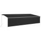 vidaXL Toldo retráctil manual con persiana antracita 6x3 m vidaXL Toldo retráctil manual con persiana antracita 6x3 m