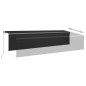 vidaXL Toldo retráctil manual con persiana antracita 6x3 m vidaXL Toldo retráctil manual con persiana antracita 6x3 m