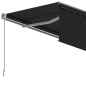 vidaXL Toldo retráctil manual con persiana antracita 6x3 m vidaXL Toldo retráctil manual con persiana antracita 6x3 m