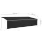 vidaXL Toldo retráctil manual con persiana antracita 6x3 m vidaXL Toldo retráctil manual con persiana antracita 6x3 m
