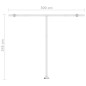 vidaXL Toldo de pie retráctil manual naranja y marrón 300x250 cm