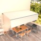 vidaXL Toldo automático retráctil con persiana 6x3 m crema vidaXL Toldo automático retráctil con persiana 6x3 m crema