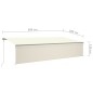vidaXL Toldo automático retráctil con persiana 6x3 m crema vidaXL Toldo automático retráctil con persiana 6x3 m crema