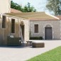 vidaXL Toldo de pie retráctil manual crema 400x300 cm vidaXL Toldo de pie retráctil manual crema 400x300 cm