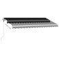 vidaXL Toldo automático LED y sensor de viento antracita 400x300 cm vidaXL Toldo automático LED y sensor de viento antracita 400x300 cm