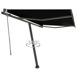 vidaXL Toldo de pie automático gris antracita 350x250 cm