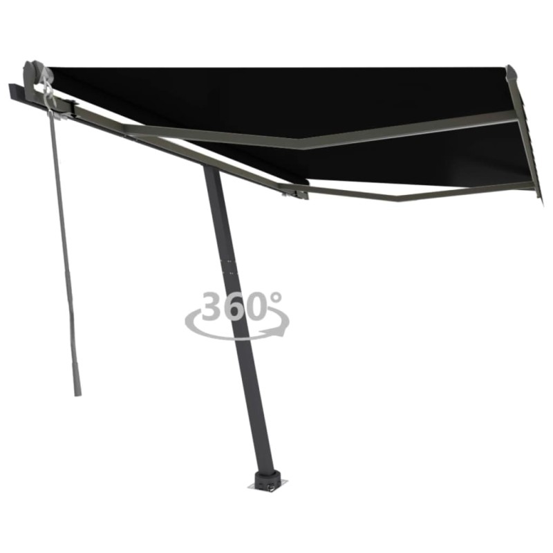 vidaXL Toldo de pie automático gris antracita 350x250 cm vidaXL Toldo de pie automático gris antracita 350x250 cm