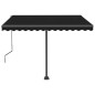 vidaXL Toldo de pie automático gris antracita 350x250 cm vidaXL Toldo de pie automático gris antracita 350x250 cm